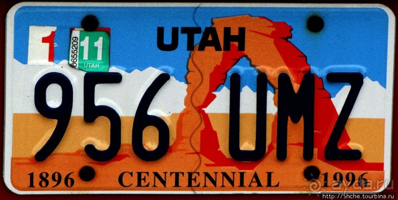 Номерные знаки США — краткая характеристика штата и хозяина