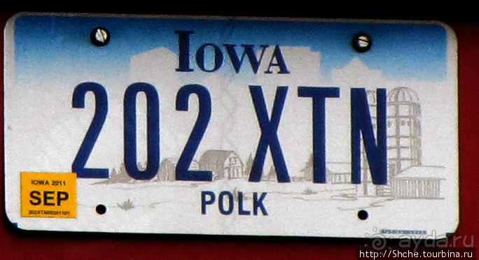 Номерные знаки США — краткая характеристика штата и хозяина