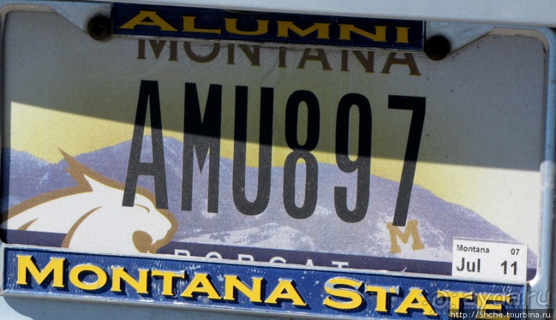 Номерные знаки США — краткая характеристика штата и хозяина