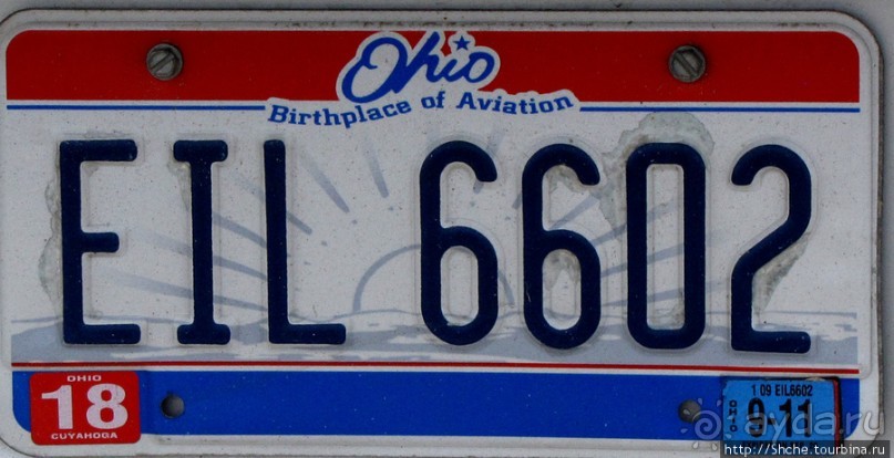 Номерные знаки США — краткая характеристика штата и хозяина