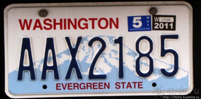 Номерные знаки США — краткая характеристика штата и хозяина