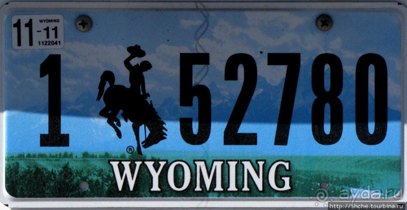 Номерные знаки США — краткая характеристика штата и хозяина