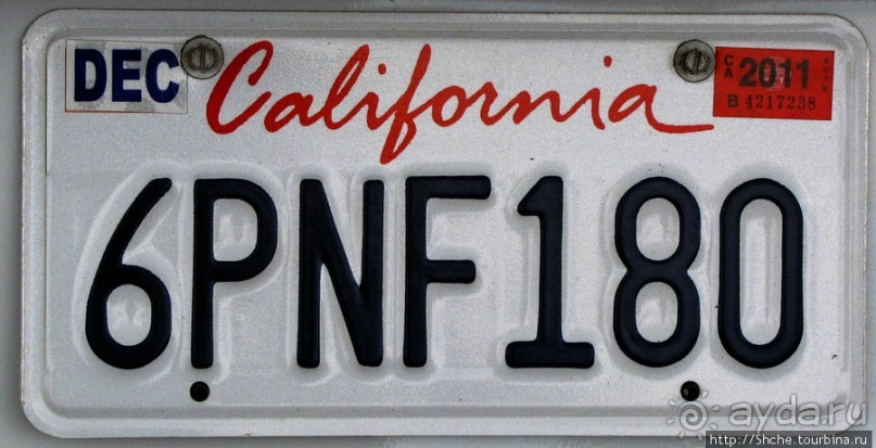 Номерные знаки США — краткая характеристика штата и хозяина