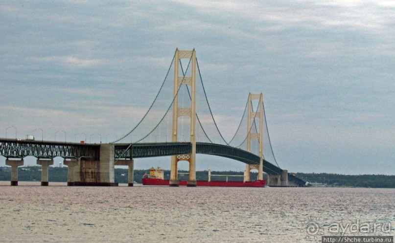 Мост Макинак — один из самых-самых-самых мостов в мире