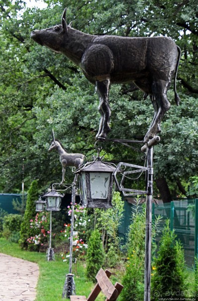 Чтобы не сбились мы с пути, горят ночные фонари