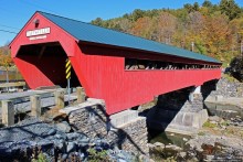 Крытый мост Тафтсвиль / Taftsville Covered Bridge