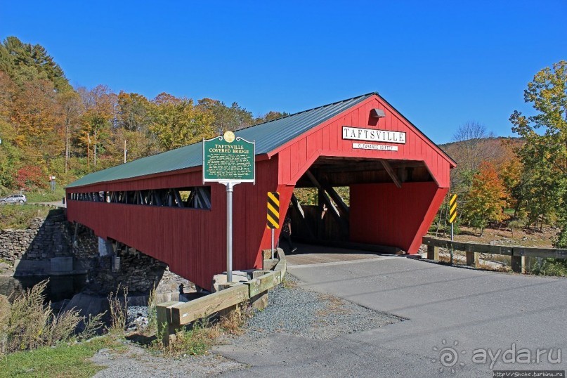 Крытый мост Тафтсвиль / Taftsville Covered Bridge