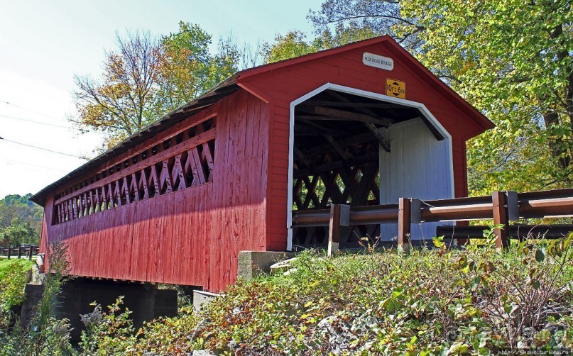 Крытый мост Тафтсвиль / Taftsville Covered Bridge