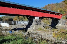Крытый мост Тафтсвиль / Taftsville Covered Bridge
