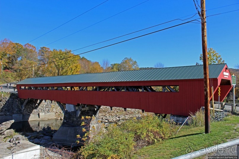 Крытый мост Тафтсвиль / Taftsville Covered Bridge