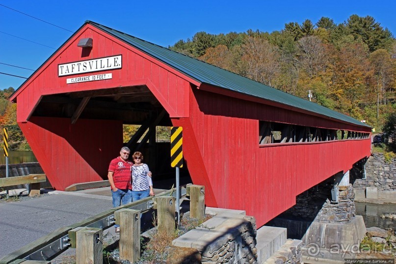 Крытый мост Тафтсвиль / Taftsville Covered Bridge
