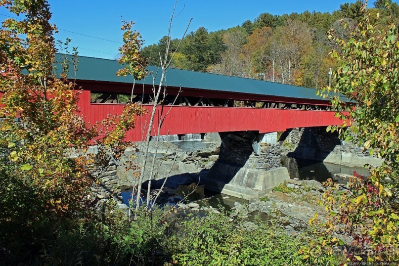 Крытый мост Тафтсвиль / Taftsville Covered Bridge