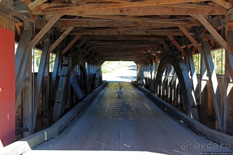 Крытый мост Тафтсвиль / Taftsville Covered Bridge