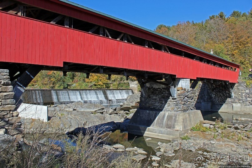 Крытый мост Тафтсвиль / Taftsville Covered Bridge