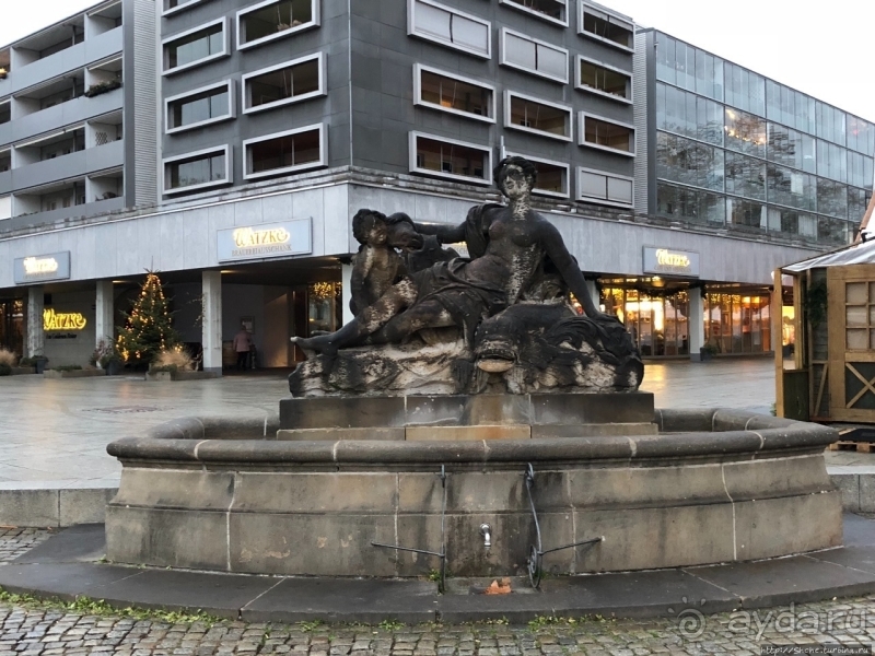 «Девушка с веслом», немецкий вариант