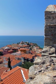 Крепость (акрополис) Кавалы и десяток ракурсов города с нее