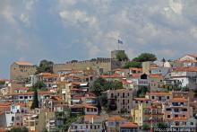 Крепость (акрополис) Кавалы и десяток ракурсов города с нее