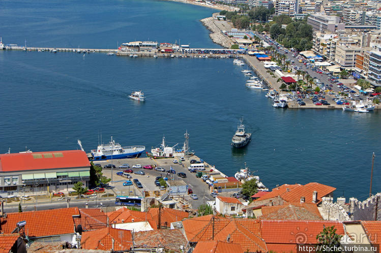 Крепость (акрополис) Кавалы и десяток ракурсов города с нее