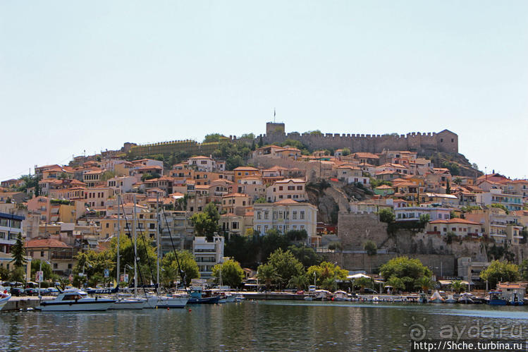Крепость (акрополис) Кавалы и десяток ракурсов города с нее