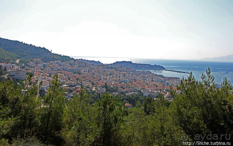 Крепость (акрополис) Кавалы и десяток ракурсов города с нее