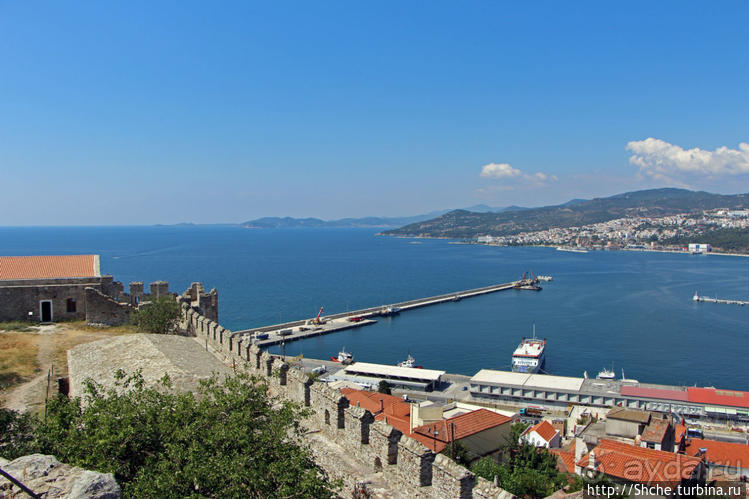 Крепость (акрополис) Кавалы и десяток ракурсов города с нее