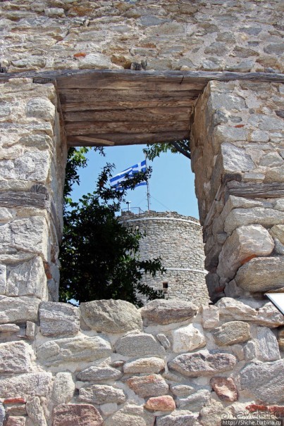 Крепость (акрополис) Кавалы и десяток ракурсов города с нее