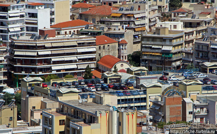 Крепость (акрополис) Кавалы и десяток ракурсов города с нее