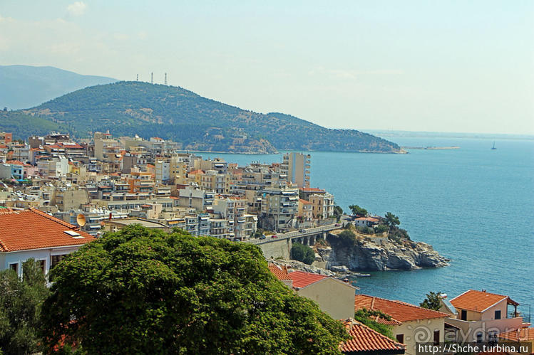 Крепость (акрополис) Кавалы и десяток ракурсов города с нее