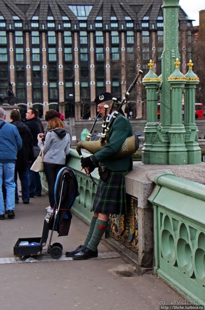 Волынки на улицах Лондона