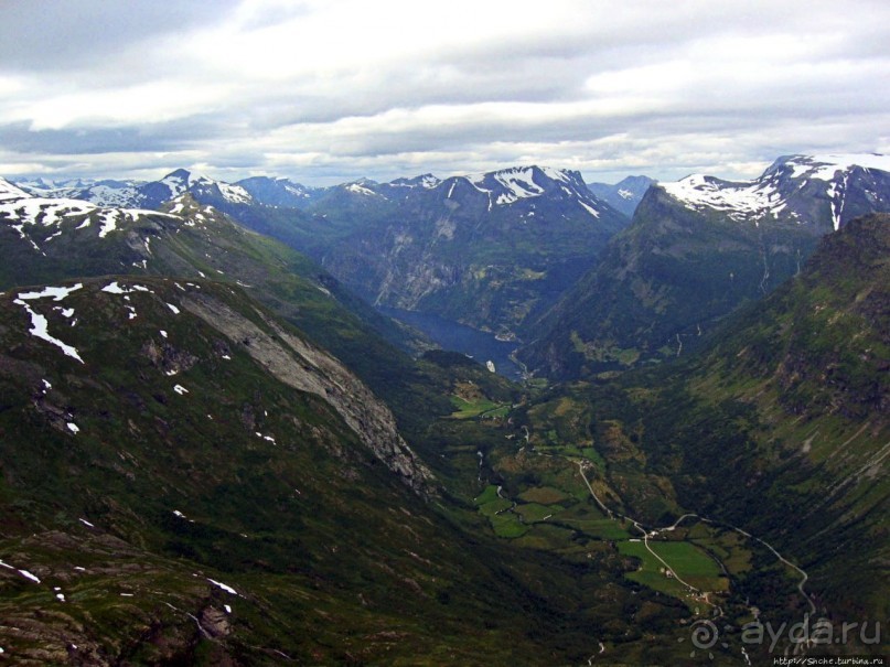 Воспоминания об Норвежском круизе 2005. Гора Dalsnibba
