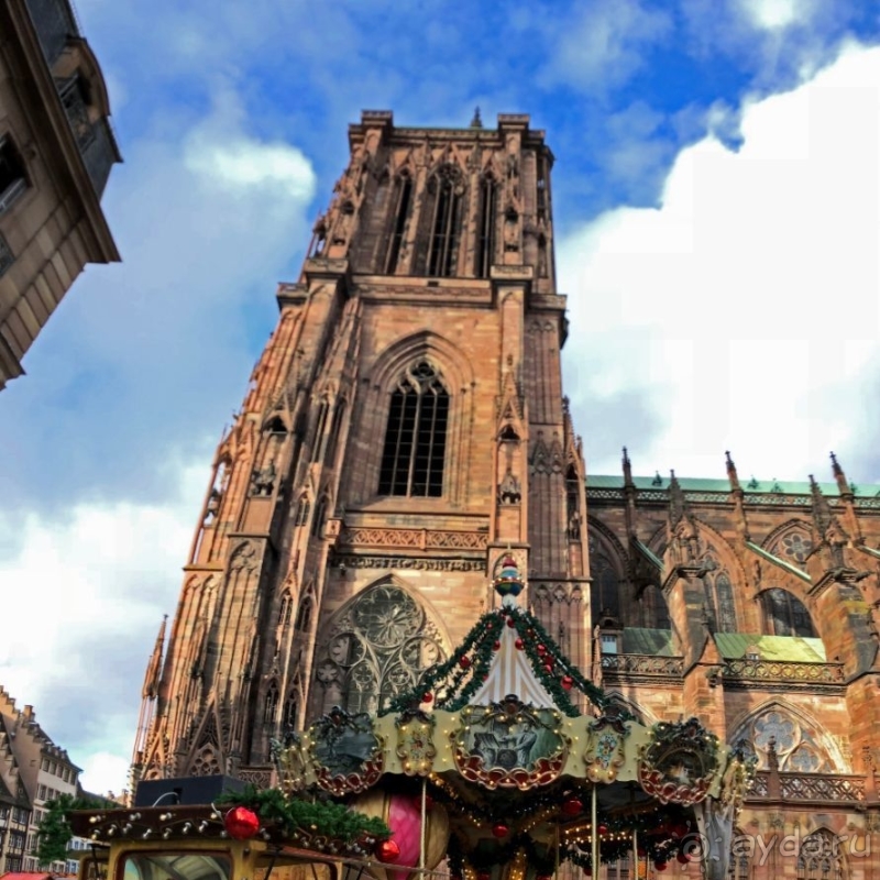 Рождественские метаморфозы у кафедрального собора Страсбурга
