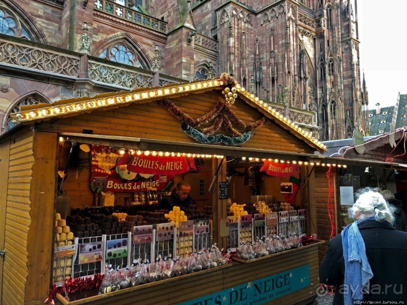 Рождественские метаморфозы у кафедрального собора Страсбурга