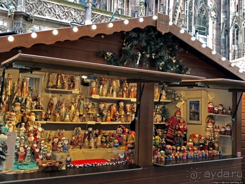 Рождественские метаморфозы у кафедрального собора Страсбурга