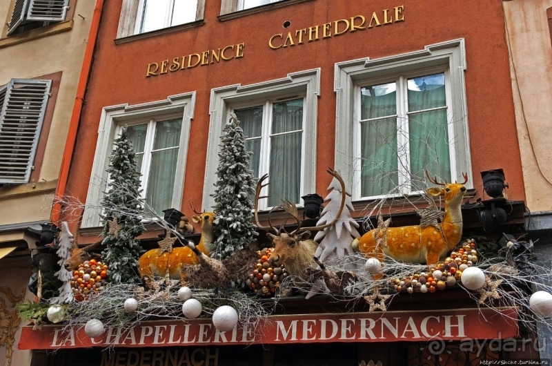 Рождественские метаморфозы у кафедрального собора Страсбурга