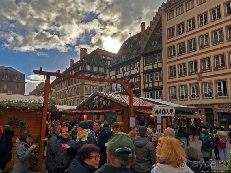 Рождественские метаморфозы у кафедрального собора Страсбурга