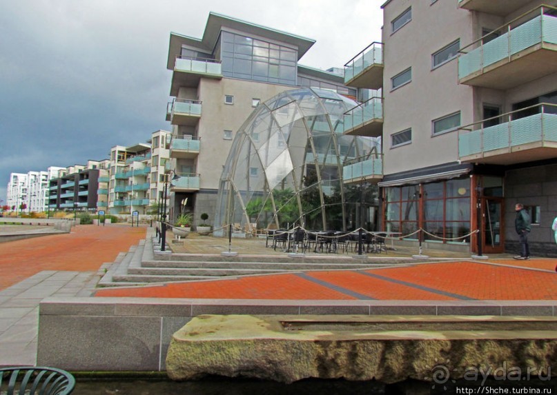 Sundspromenaden - променад-набережная Мальме в октябре