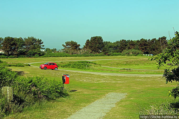 Песчаные дюны на побережье Северной Ирландии