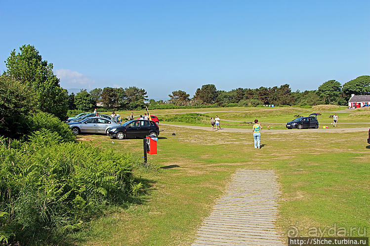 Песчаные дюны на побережье Северной Ирландии