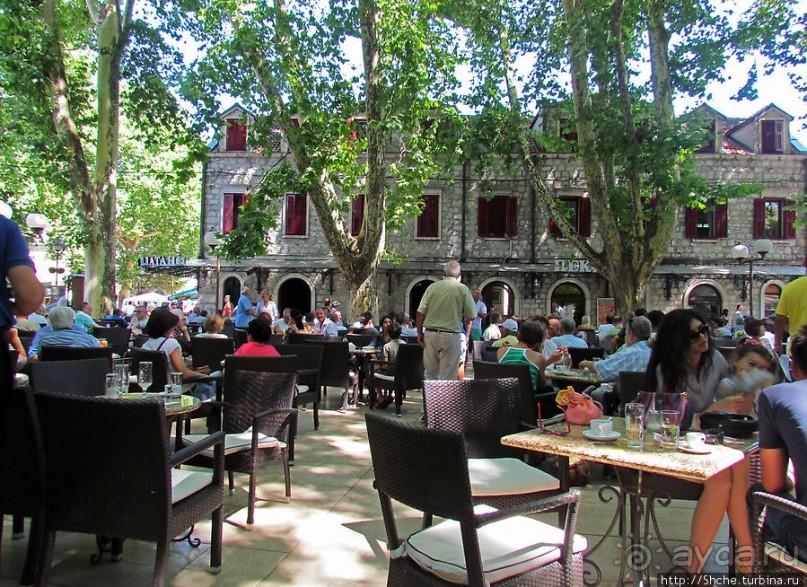 Кафе "Платаны" — культовое место для жителей Требинье