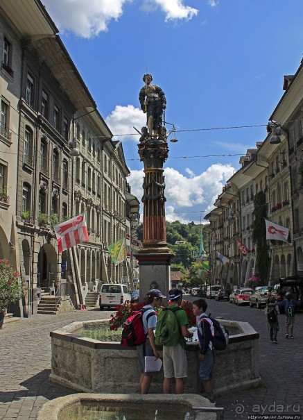 Удивительная "изюминка" Берна — уличные фонтаны 16 века