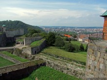 Безансон, взгляд на город и окрестности с высоты цитадели