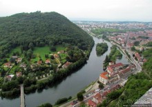 Безансон, взгляд на город и окрестности с высоты цитадели