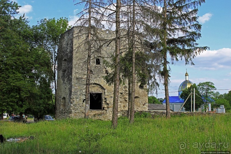 Замок Концких в Кривче, вернее то, что от него осталось