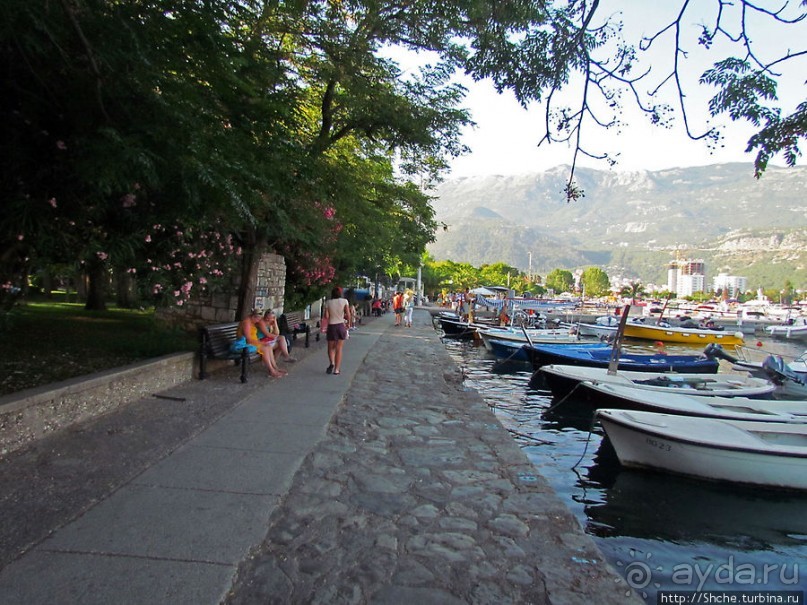 Порт в Будве, ну или скорее, стоянка для яхт и катеров