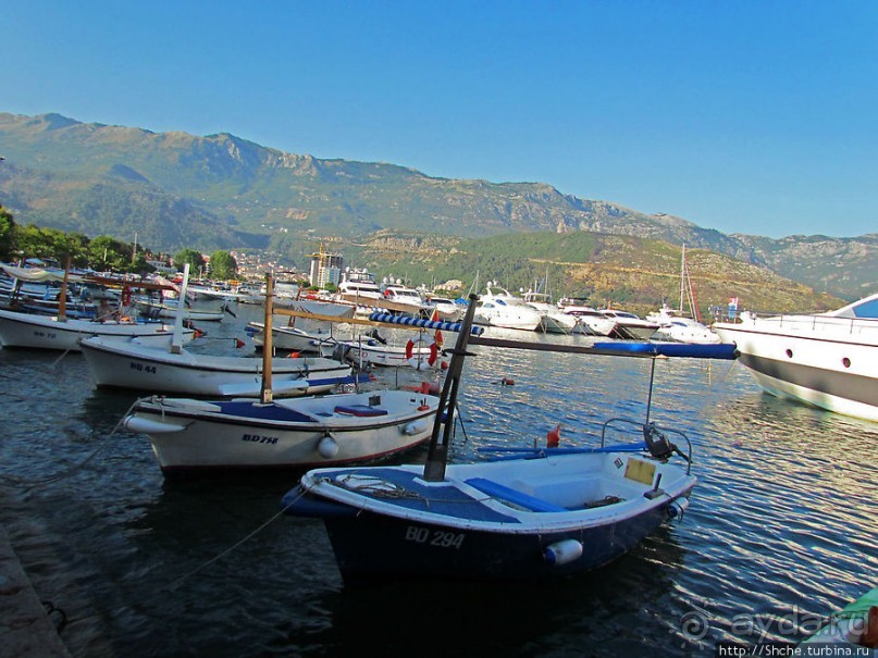 Порт в Будве, ну или скорее, стоянка для яхт и катеров