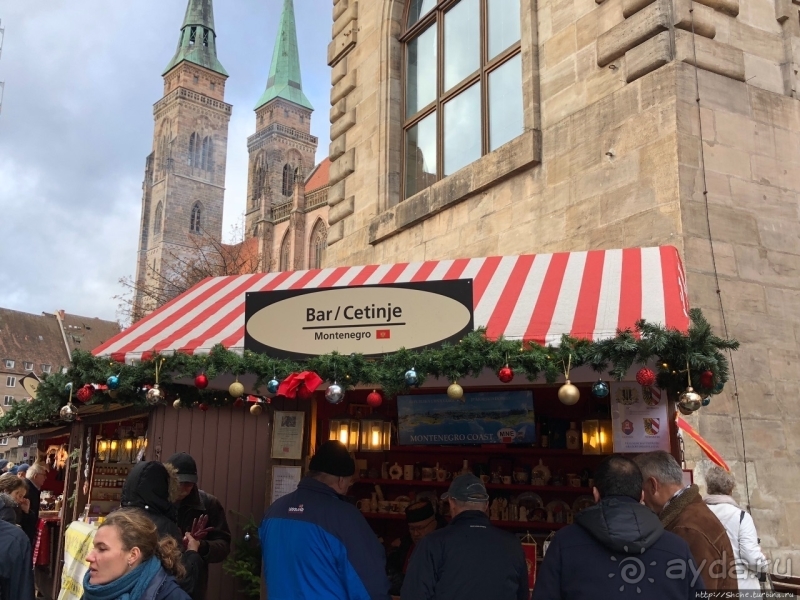 Рождественский подарок посетителям Нюрнберга от побратимов