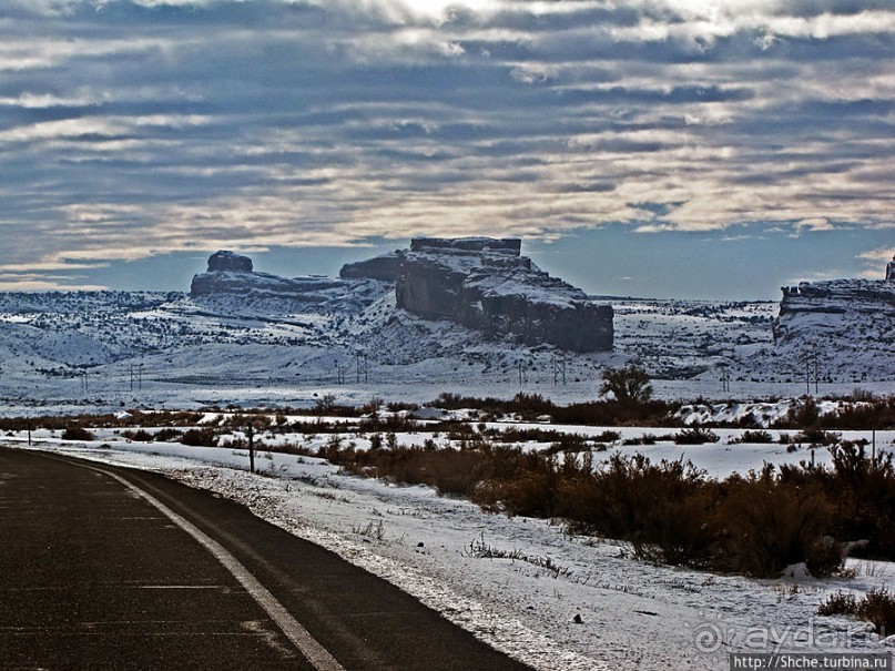 По штату Юта зимою на авто. Въезжаем в Страну Каньонов