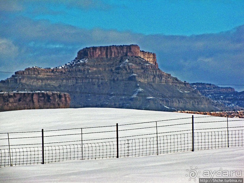 По штату Юта зимою на авто. Въезжаем в Страну Каньонов