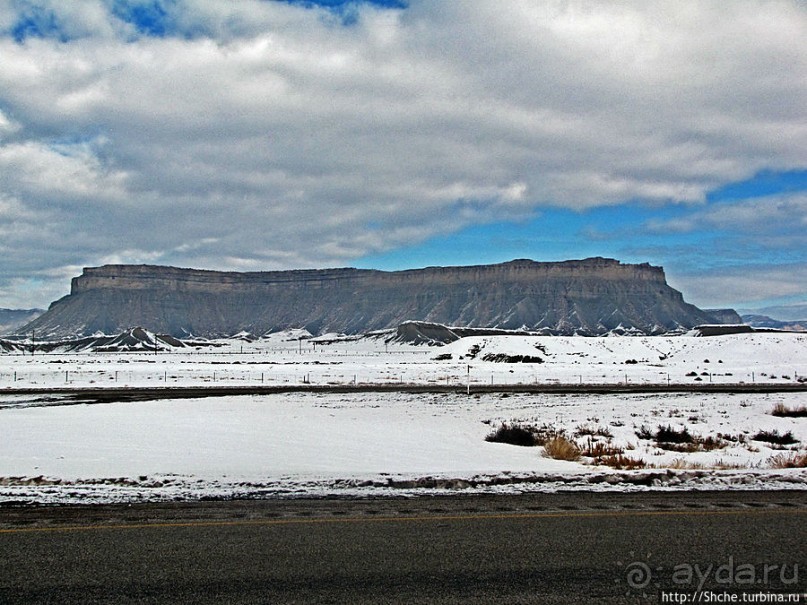 По штату Юта зимою на авто. Въезжаем в Страну Каньонов