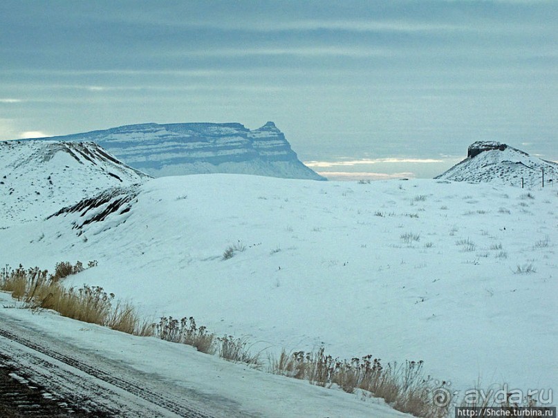 По штату Юта зимою на авто. Въезжаем в Страну Каньонов